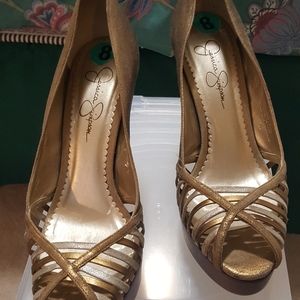 Jessica Simpson platform heels